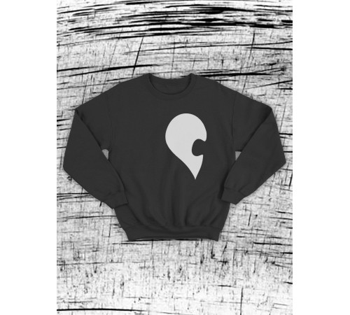 Парные свитшоты Sharp&Shop Парные толстовки для влюбленных свитшоты с принтом оверсайз