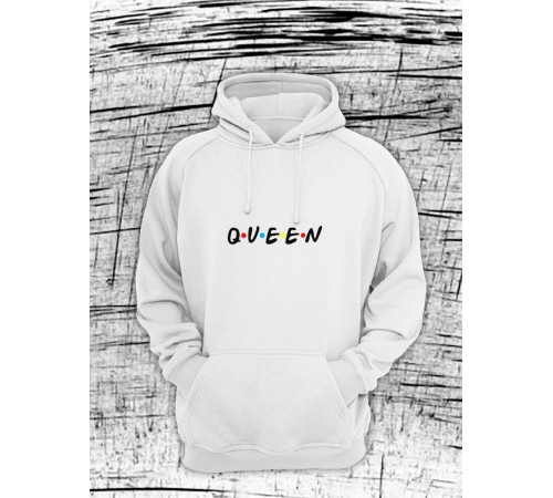 Парные худи Sharp&Shop Парные худи для влюбленных с принтом надписями оверсайз