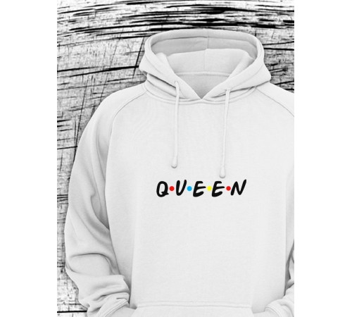 Парные худи Sharp&Shop Парные худи для влюбленных с принтом надписями оверсайз