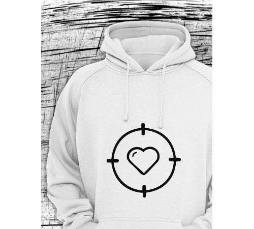 Парные худи Sharp&Shop Парные худи для влюбленных с принтом надписями оверсайз