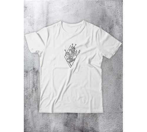 Футболка оверсайз с принтом с приколом Sharp&Shop Футболка с принтом надписью аниме оверсайз унисекс хлопок