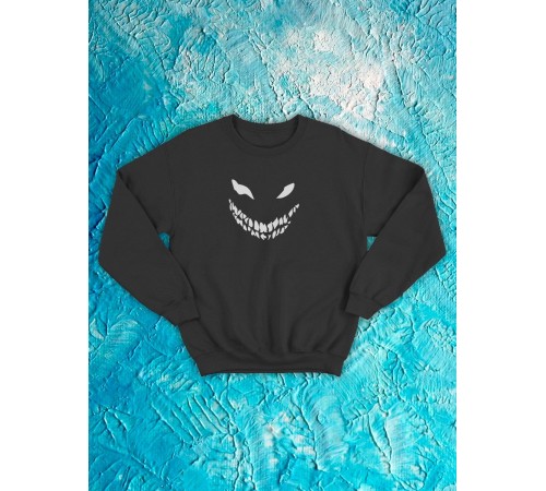 Свитшот оверсайз с принтом с приколом Sharp&Shop Свитшот с принтом надписью кофта толстовка оверсайз унисекс