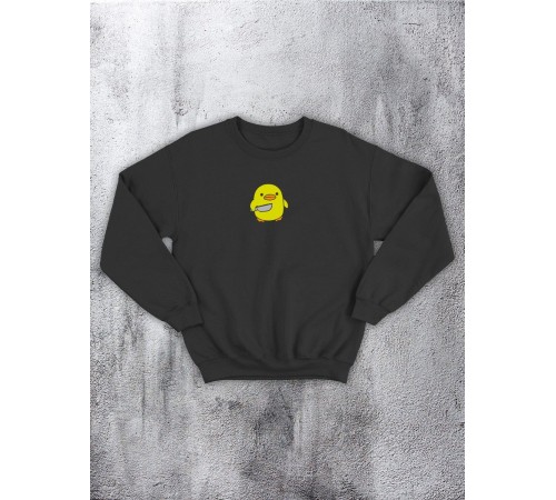 Свитшот оверсайз с принтом с приколом Sharp&Shop Свитшот с принтом надписью кофта толстовка оверсайз унисекс