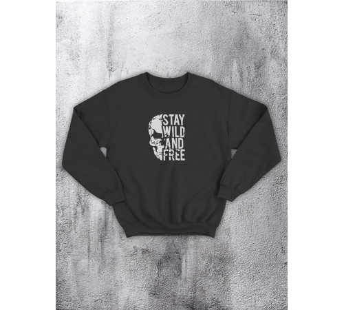 Свитшот оверсайз с принтом с приколом Sharp&Shop Свитшот с принтом надписью кофта толстовка оверсайз унисекс