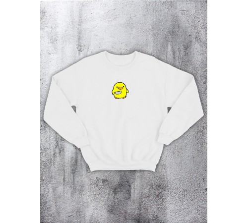 Свитшот оверсайз с принтом с приколом Sharp&Shop Свитшот с принтом надписью кофта толстовка оверсайз унисекс