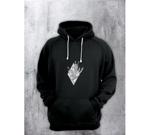 Толстовки оверсайз с принтом с приколом Sharp&Shop Худи оверсайз с принтом надписью мем толстовка аниме унисекс