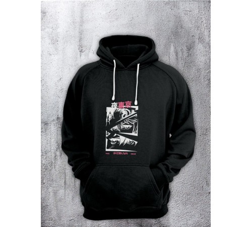 Толстовки оверсайз с принтом с приколом Sharp&Shop Худи оверсайз с принтом надписью мем толстовка аниме унисекс