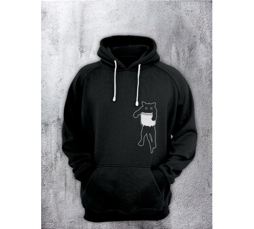 Толстовки оверсайз с принтом с приколом Sharp&Shop Худи оверсайз с принтом надписью мем толстовка аниме унисекс