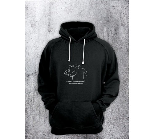 Толстовки оверсайз с принтом с приколом Sharp&Shop Худи оверсайз с принтом надписью мем толстовка аниме унисекс