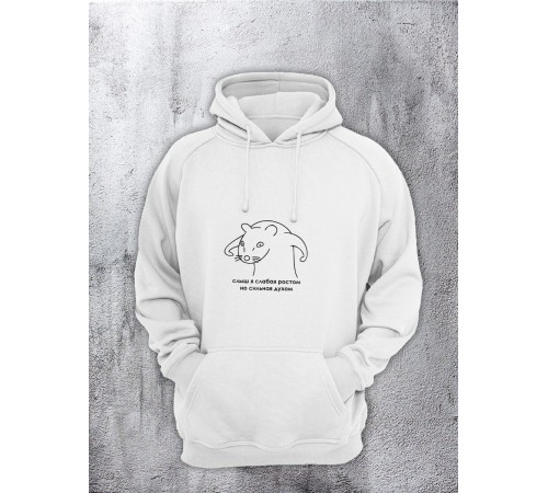 Толстовки оверсайз с принтом с приколом Sharp&Shop Худи оверсайз с принтом надписью мем толстовка аниме унисекс