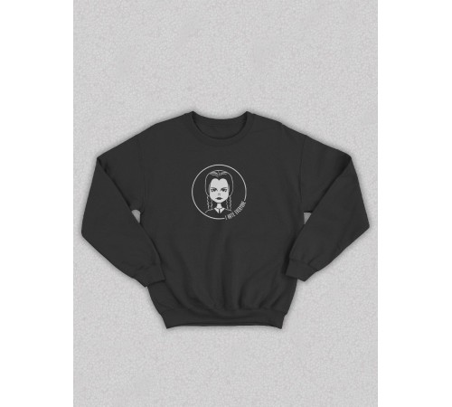 Свитшот Уэнсдей Аддамс Wednesday от Sharp&Shop Свитшот Уэнсдей Wednesday Венсдей семейка аддамс wensday