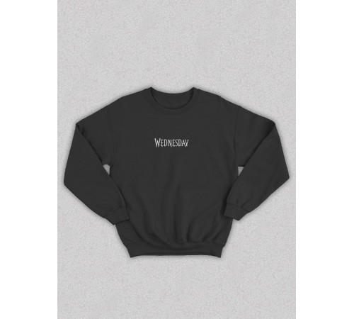 Свитшот Уэнсдей Аддамс Wednesday от Sharp&Shop Свитшот Уэнсдей Wednesday Венсдей семейка аддамс wensday