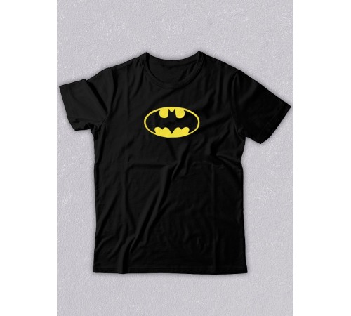 Футболка оверсайз с принтом с приколом Sharp&Shop Черная футболка оверсайз с принтом Бэтмен Batman бетмен