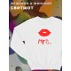 Парные свитшоты Sharp&Shop Парные свитшоты с принтом mrs миссис губы женский белый