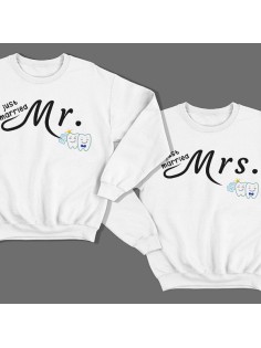 Парные свитшоты для молодоженов "Mr." и "Mrs."