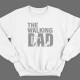 Свитшот в подарок для папы с надписью "Walking dad"