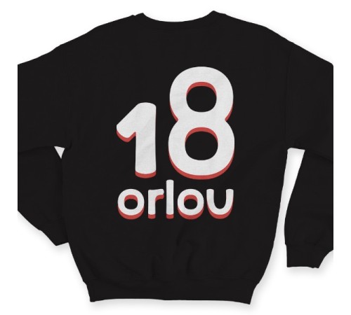 Именной свитшот с прикольным шрифтом #17