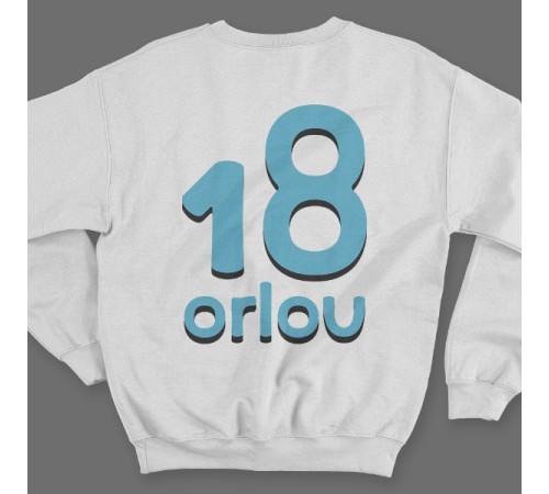 Именной свитшот с прикольным шрифтом #17