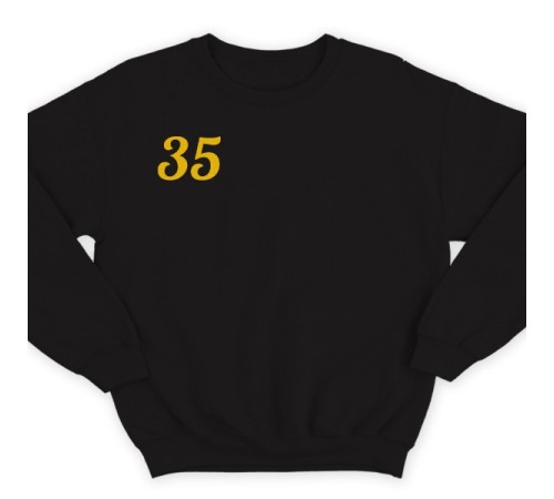 Именной свитшот с аккуратным шрифтом #28