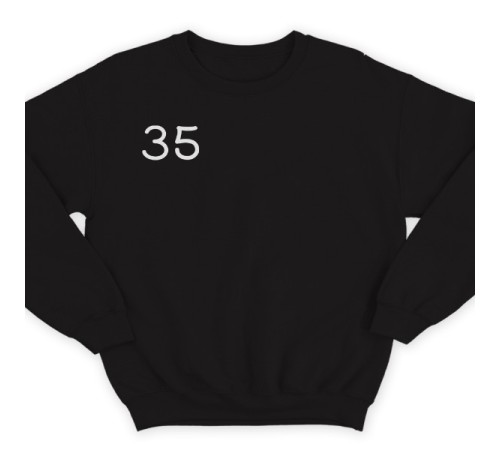 Именной свитшот с рукописным шрифтом и короной #29