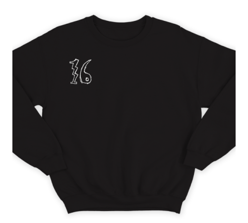 Именной свитшот с школьным шрифтом #54