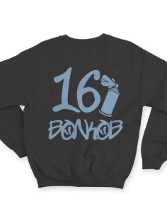 Именной свитшот с граффити шрифтом и балончиком с краской #55