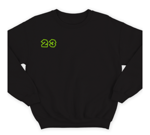 Именной свитшот с шрифтом из игры Super Mario #56