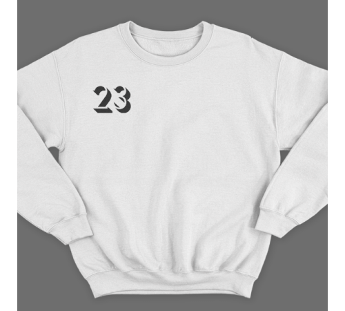 Именной свитшот с объемным шрифтом и фонарем #59