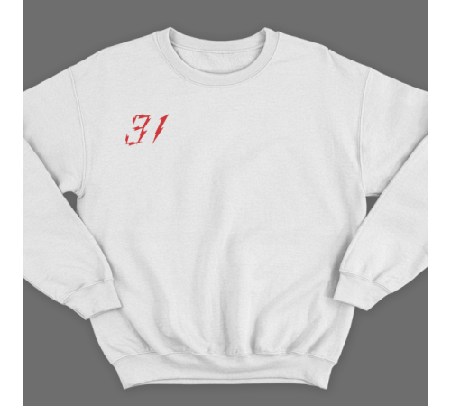 Именной свитшот с бунтарским шрифтом и скейтбордом #62