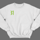 Именной свитшот с греческим шрифтом и оливковой ветвью #64