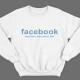Прикольный свитшот с надписью "Facebook wasting lives since 2004" ("Facebook - Трата жизни с 2004")