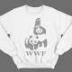 Прикольный свитшот с пародией на логотип "WWF"