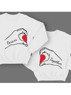 Парные свитшоты для молодоженов "Forever together"