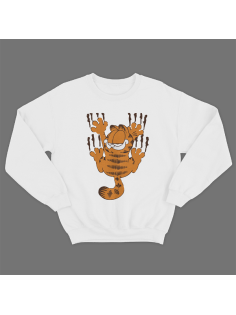 Прикольный свитшот с принтом "Гарфилд"