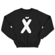 Прикольный свитшот с принтом "буква Х*Й"