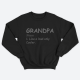 Cвитшот в подарок для дедушки с принтом "Grandpa. Noun. Like a dad only cooler"