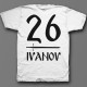 Именная футболка со славянским шрифтом #1