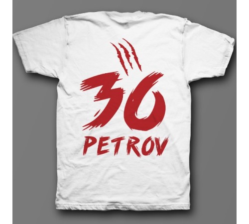 Именная футболка со страшным шрифтом #6
