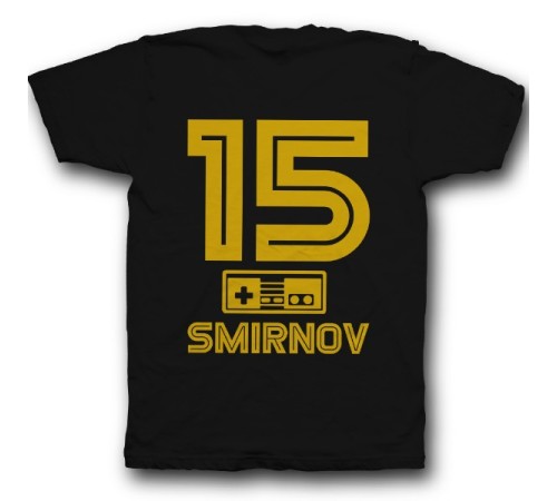 Именная футболка с шрифтом из игр Nintendo #8