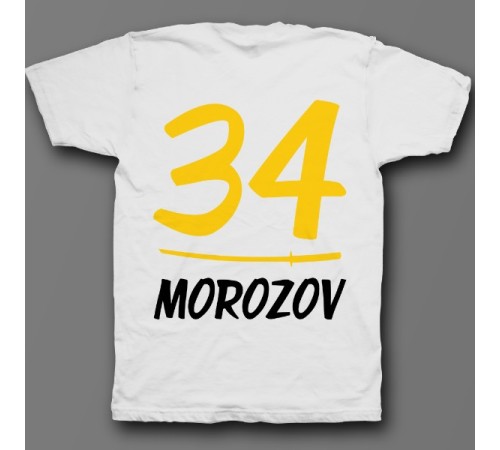 Именная футболка с азиатским шрифтом и катаной #14