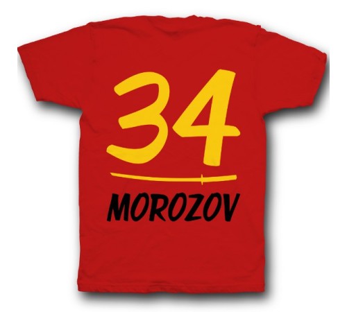 Именная футболка с азиатским шрифтом и катаной #14