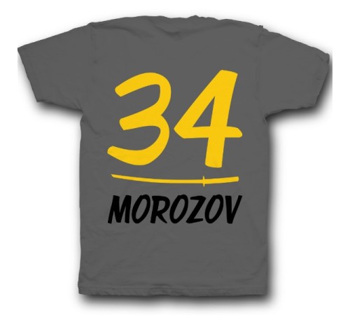 Именная футболка с азиатским шрифтом и катаной #14