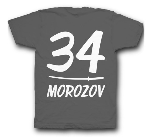 Именная футболка с азиатским шрифтом и катаной #14