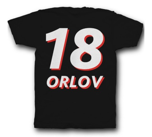 Именная футболка с объемным шрифтом #18