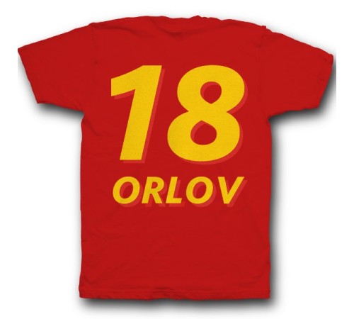 Именная футболка с объемным шрифтом #18