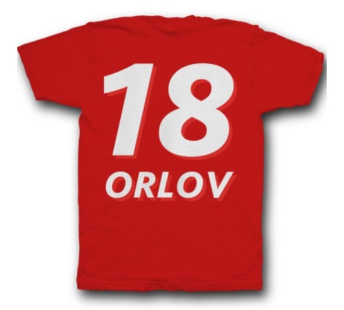 Именная футболка с объемным шрифтом #18