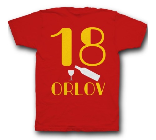 Именная футболка с шрифтом в стиле модерн #19