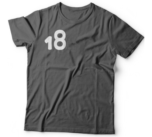 Именная футболка с прикольным шрифтом #17