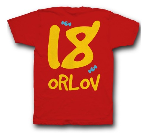 Именная футболка с кривым шрифтом #22