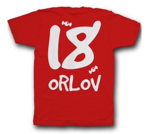 Именная футболка с кривым шрифтом #22